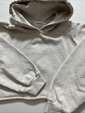 TALENTLESS Off-White/Cream Pullover Hoodie